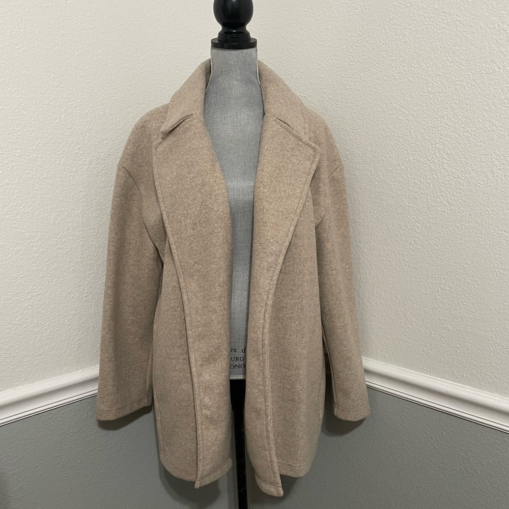 Zara Basics open front coat